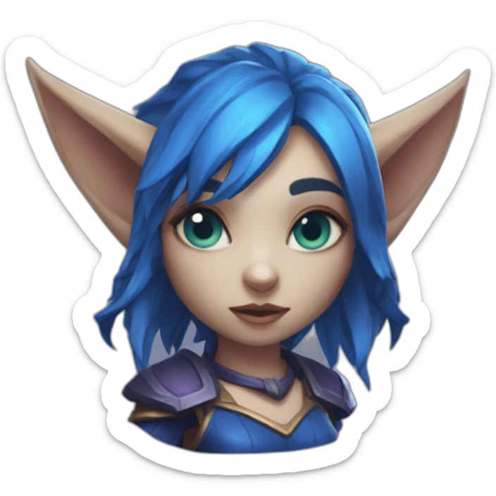 League-of-legends-yordle-female-blue-skin sticker