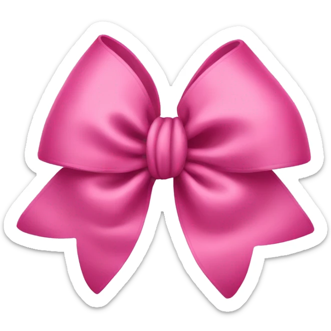 cute bow sticker