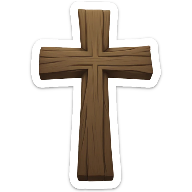 Cross sticker