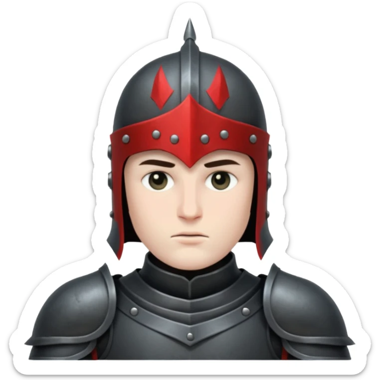 Chevalier noir sticker