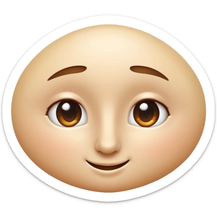 nose emoji with strong glossy highlights, bright shine on the top and sides, polished 3D look, smooth shading, simple rounded shape, high emphasis

 sticker