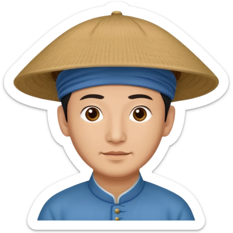 Chinese Muslim man, Uyghurs: Predominantly based in the northwestern Xinjiang autonomous region. sticker