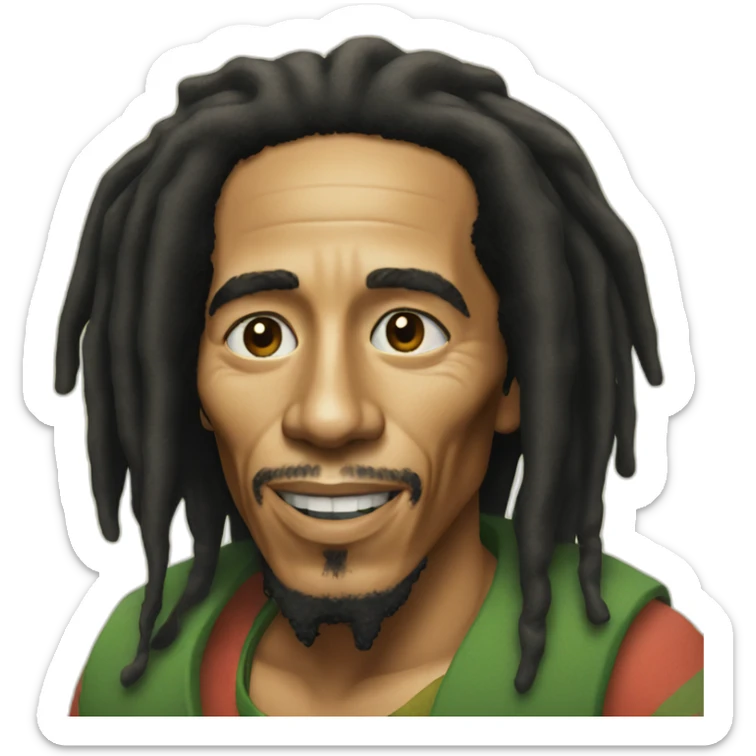 Bob Marley  sticker