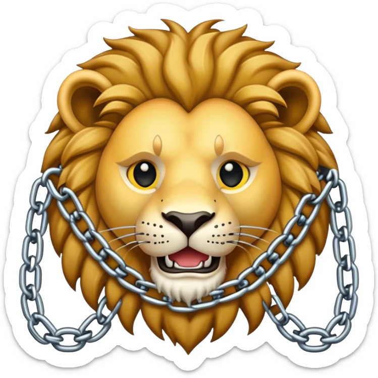 Lion Chains sticker