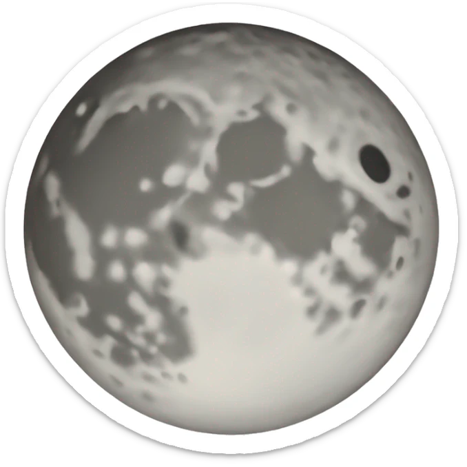 Moon symbol  sticker