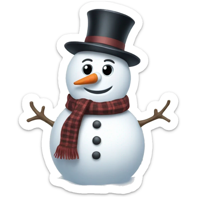 Snowman  sticker