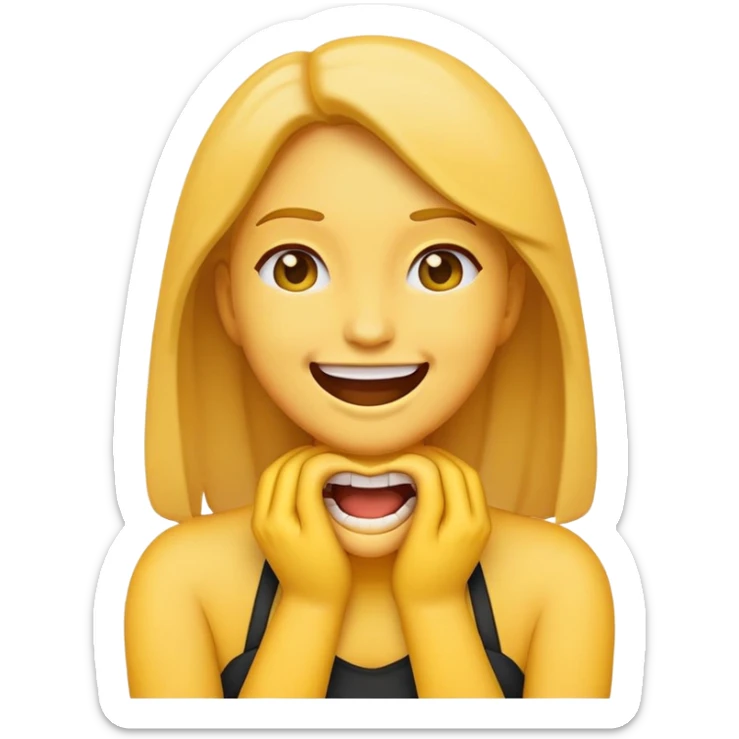 choking women emoji sticker