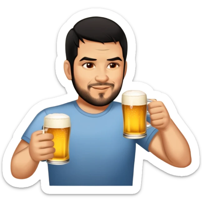 Cerveza Drinker sticker