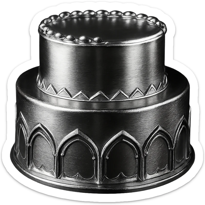 gothic cake sticker