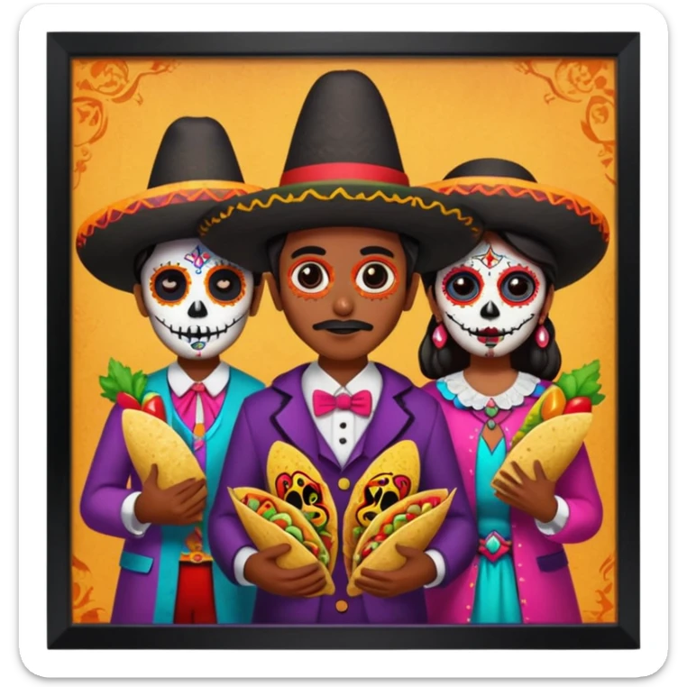 Day o the death, missing people, hereditary movie, museum,tacos,culture,museum in mexico, clothes o missing people, witches, witchcraft sticker