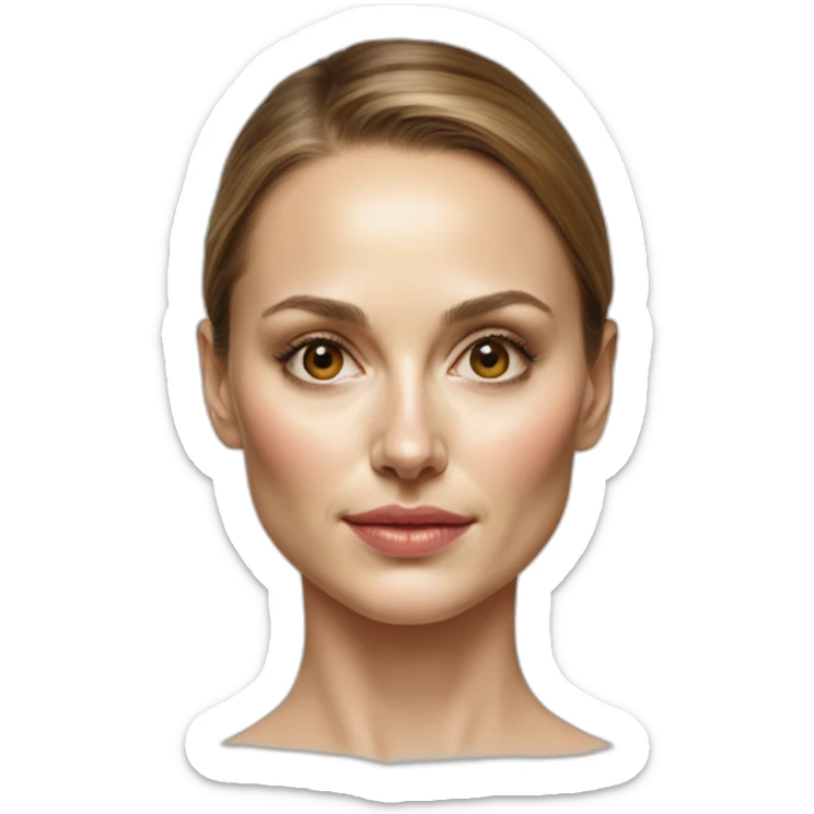 woman's abdomen art school scheme anatomy of body art Natalie Portman sticker