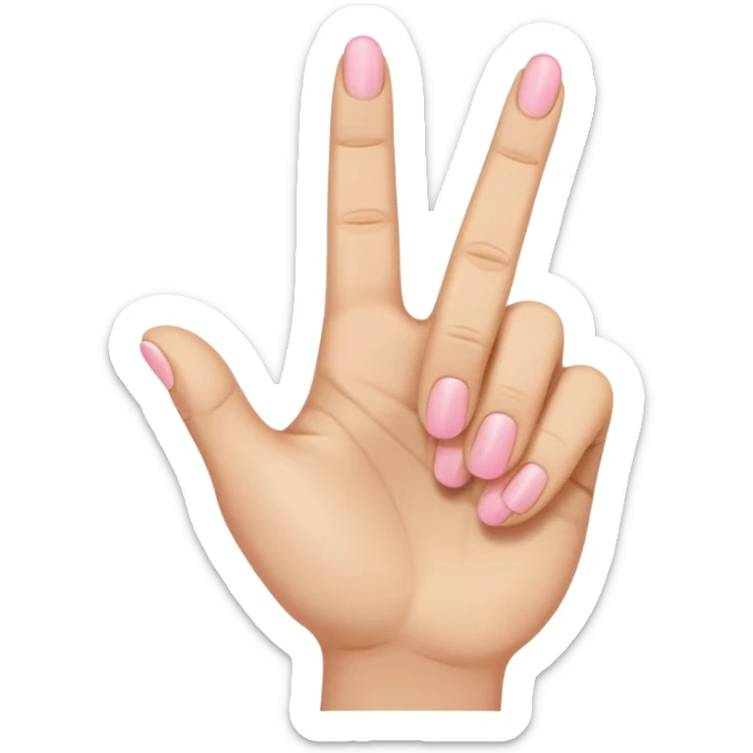 Like the middle finger flipping off emoji but with the pinky finger only (pinky finger flipping off) sticker