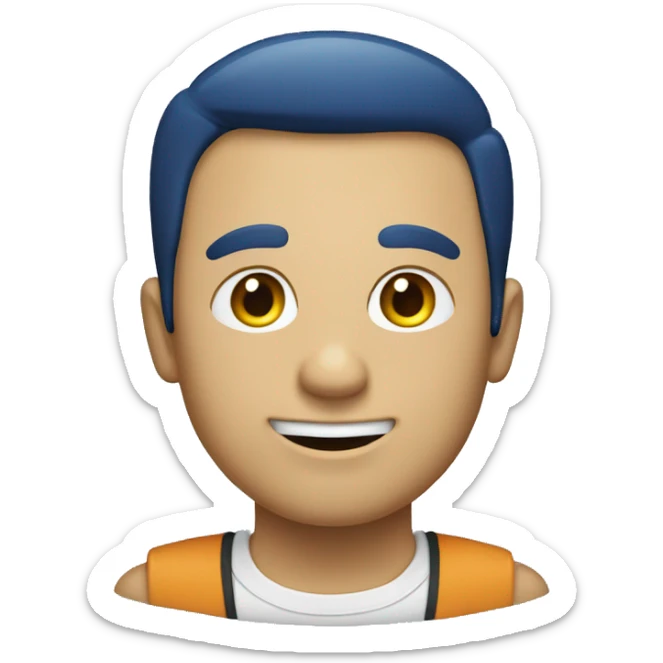 a big sign that says "PA.SA.BE." is sans font in a dark blue color. sticker