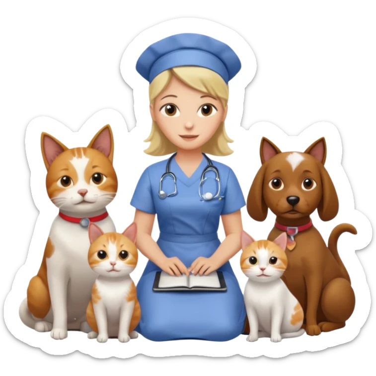 Marries ,Nurse mom of 10 year old girl and 4 year old boy, work from home, dogs, cat, chickens sticker