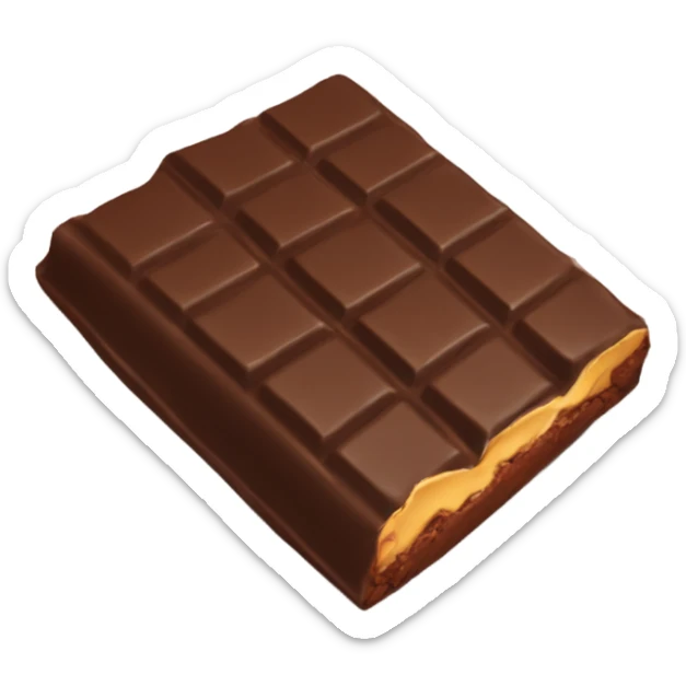 Chocolate bar  sticker