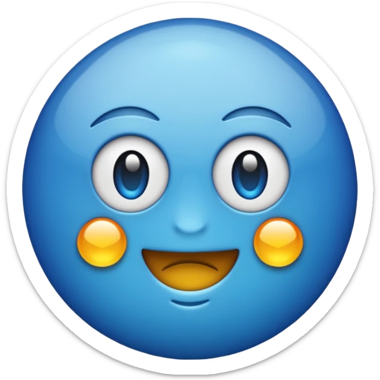 Quiero un emoji de verificación como la de tiktok qué sea así ✔️ pero de color azul en un circulo adentro sticker
