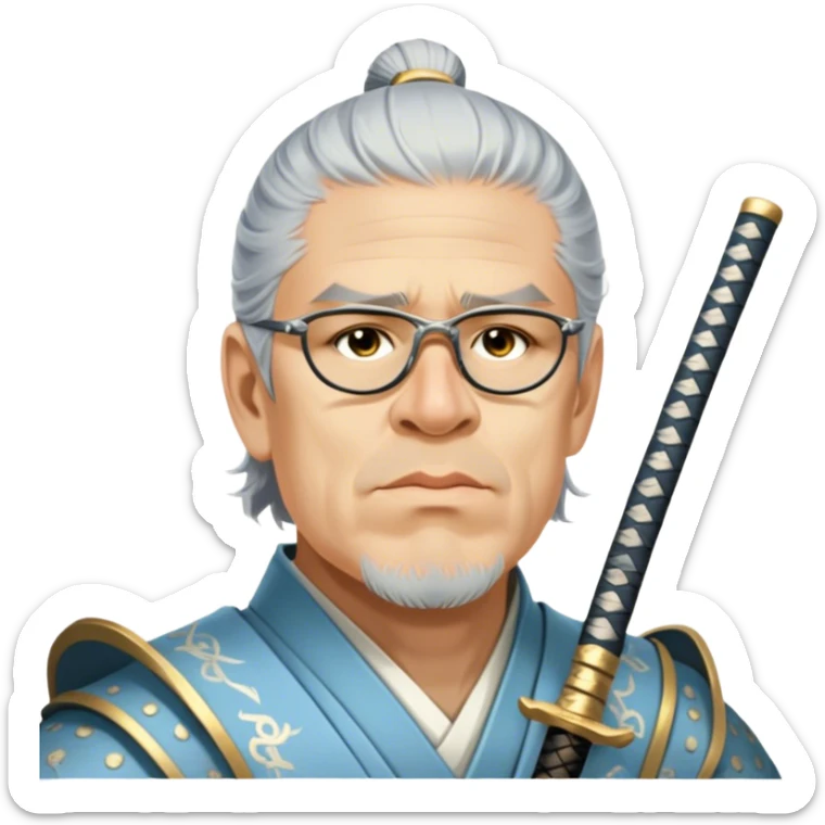 Elegant Samurai sticker