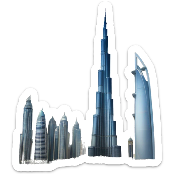 Burj khalifa sticker