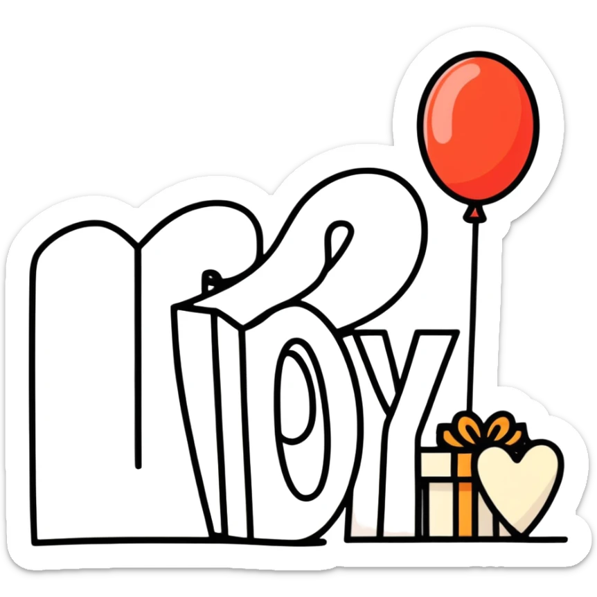 Happy anniversary, Eduardo and Olga, Fernando and Lupe and Henry and Nana sticker