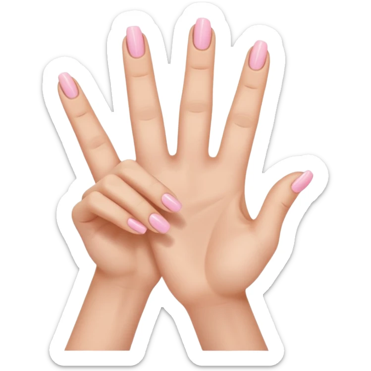 a hand sign that is a o but the ring finger and pink finger go across the o sticker