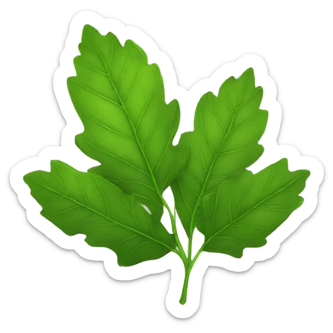leaves sticker