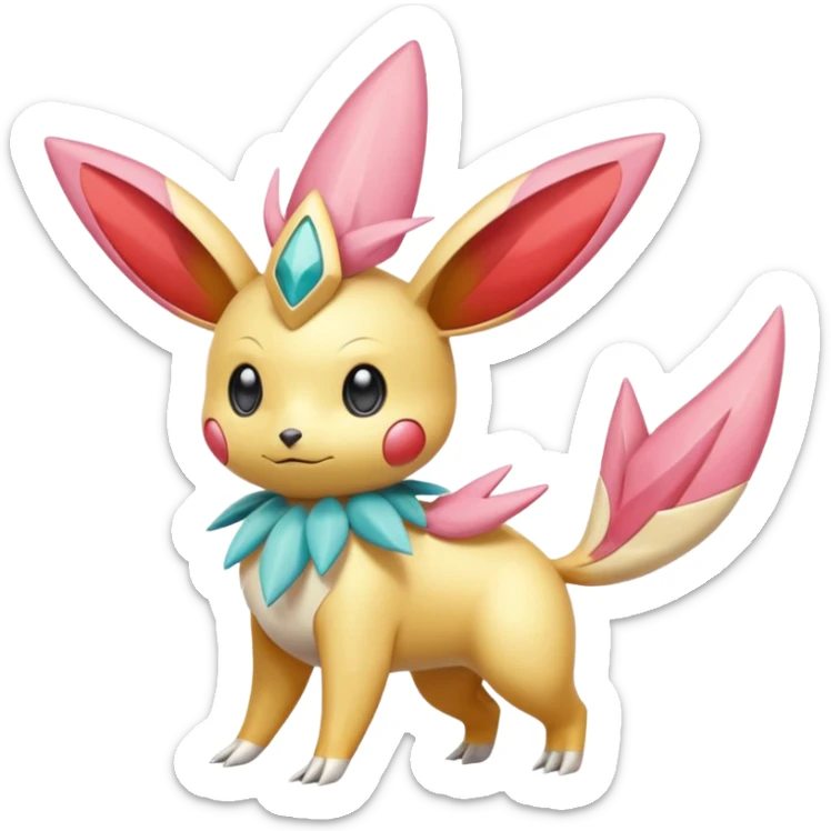 Pichu-Victini-Palkia-Tropius-Aurorus-Milotic-Cresselia-fusion sticker