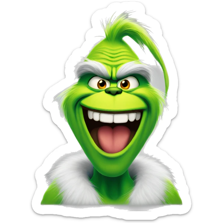 Grinch sticker