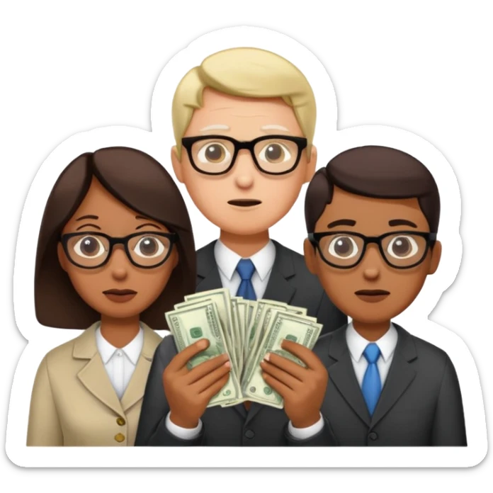 Most of them don’t even know what’s  the meaning of money sticker