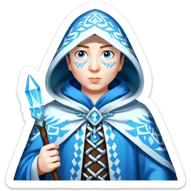 Frost wizard sticker