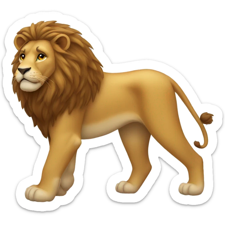 Lion sticker