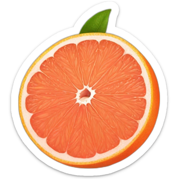 grapefruit sticker