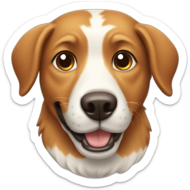 dog happy sticker