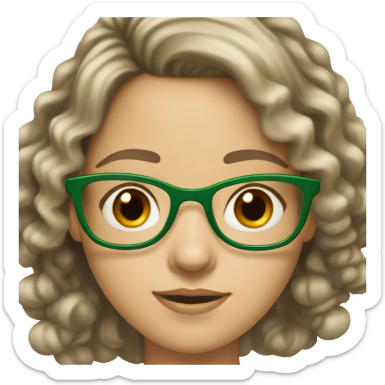 white-skinned-woman-with-brown-hair-and-brown-glasses-round-chin-green-necklace-wearing-a-tiara-bow sticker