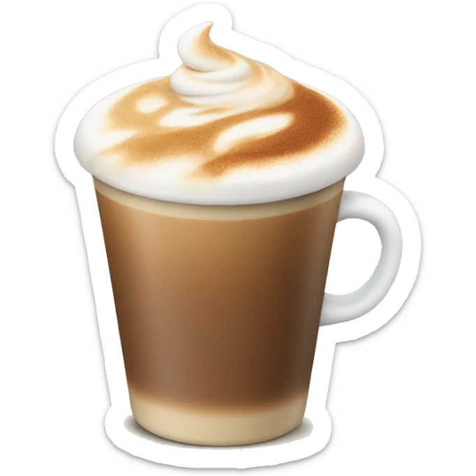 Matchs latte  sticker