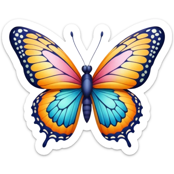 butterfly sticker