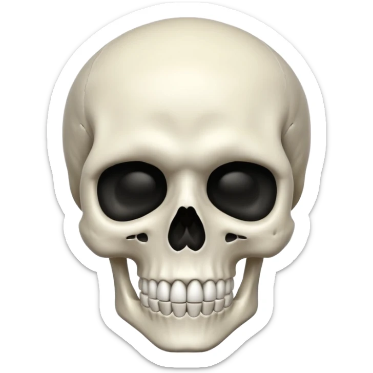 The skeleton head the best
 sticker