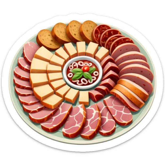 cold meat sticker