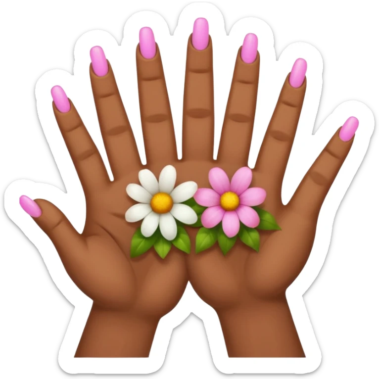 💐 and middle fingers remove the person more flowers, middle fingers only with non metallic hands. Top left is closest so far. Fix so that there are five fingers not six and the middle one shoulder be up sticker