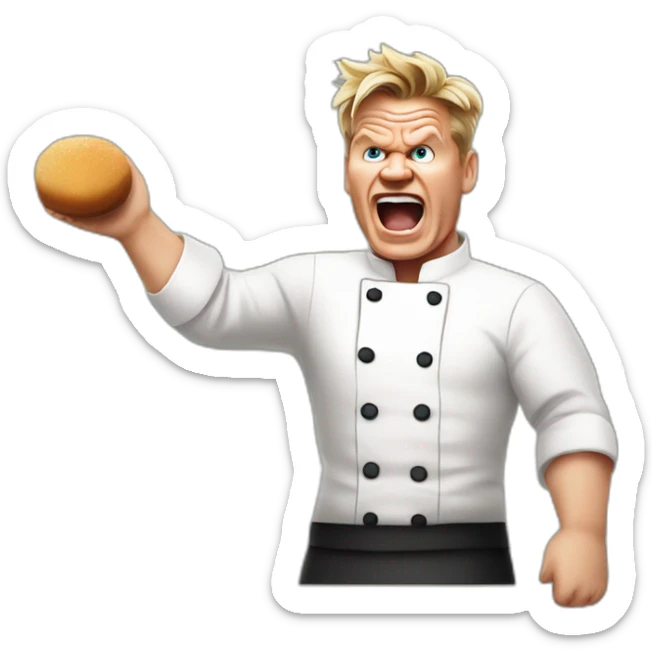 gordon ramsay shouting sticker
