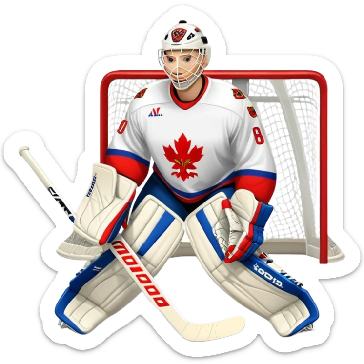 Nikita Serebryakov goalkeeper avangard hockey club omsk sticker