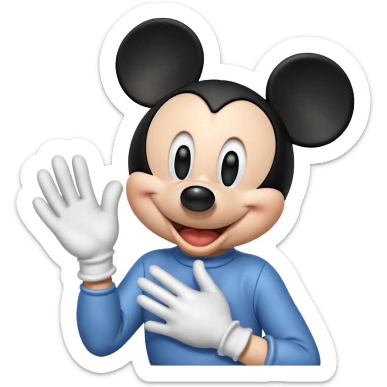 Mickey sticker