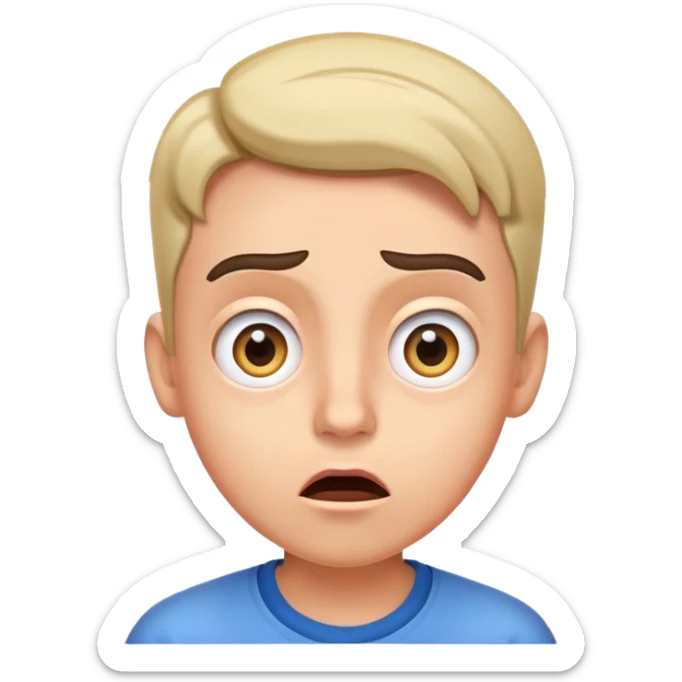 Create a Discord emoji of a team lead looking mildly surprised and confused—raised brows, slightly wide eyes, and a small smirk or 'o' mouth. Should feel like 'Wait, is this really my team?' Keep it simple, colorful, and casual. sticker