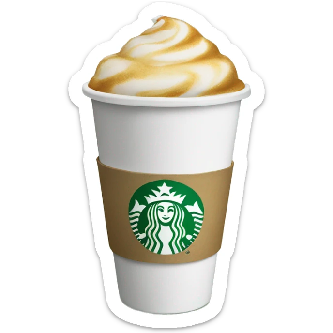 starbucks cup sticker