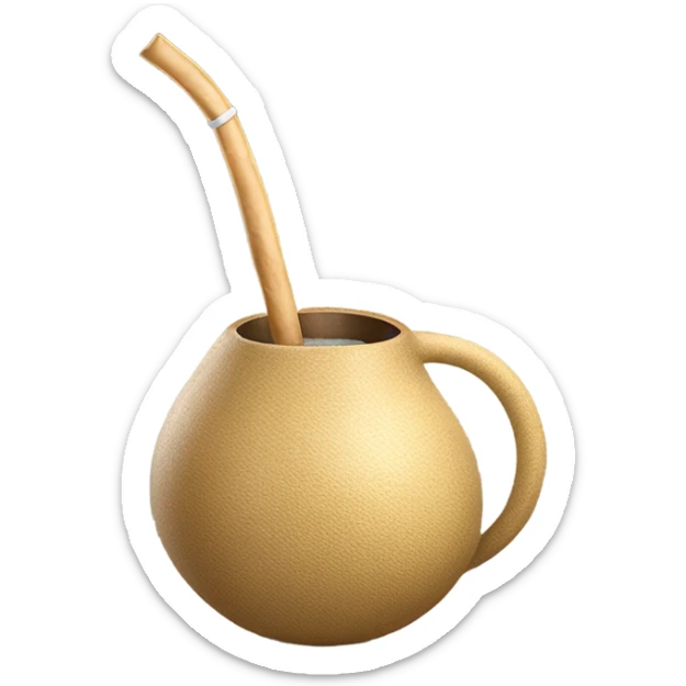 Yerba mate beige🧉 sticker