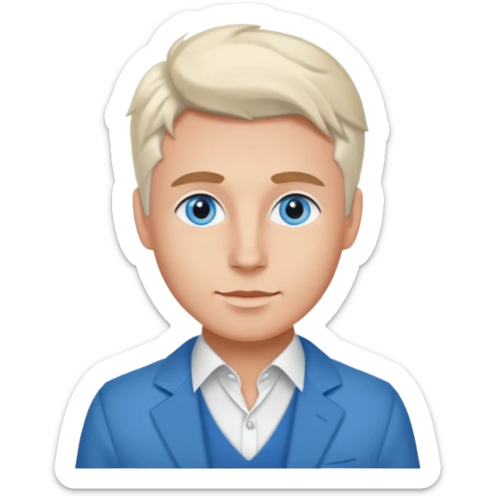 Berger australien yeux bleus sticker