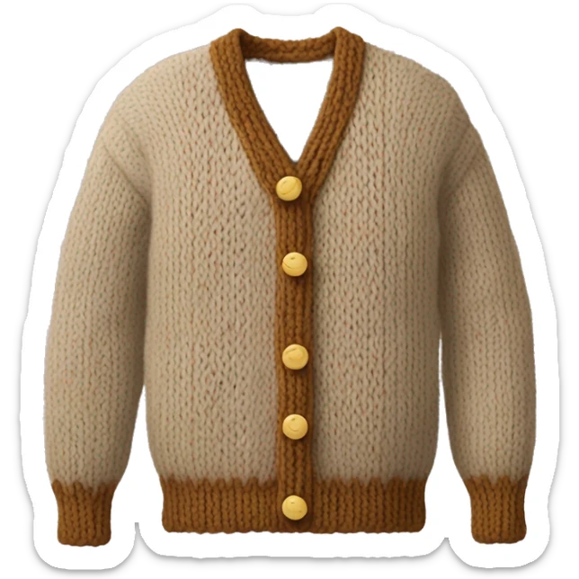 knit sweater  sticker