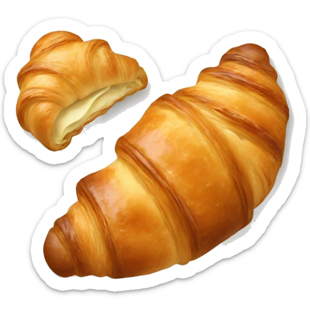 Croissant sticker