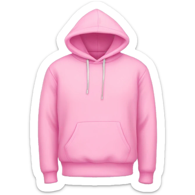 Hoodie pink  sticker