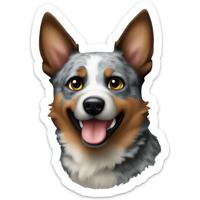 Blue heeler  sticker