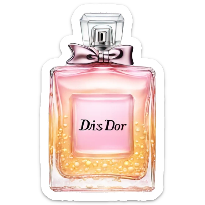 Miss dior perfume sticker